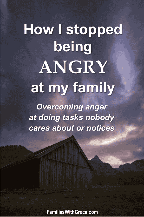 How I stopped being angry at my family