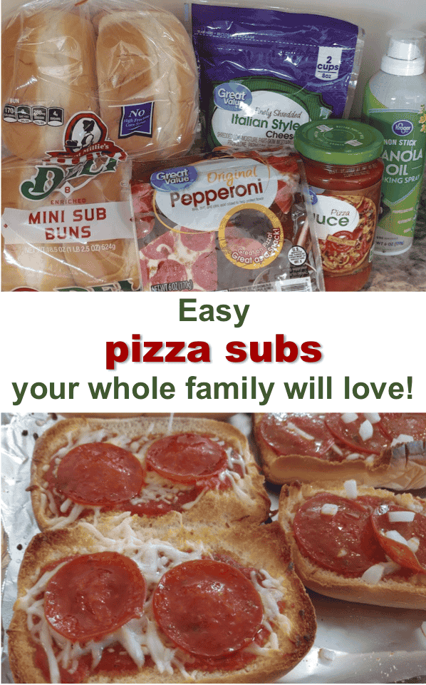I love recipes that are easy to make and please my whole family; this pizza sub recipe does just that. You'll want to add it into your regular rotation! #Pizza #PizzaSubs #Recipe #EasyRecipe #KidFriendlyFood #PickyEaters