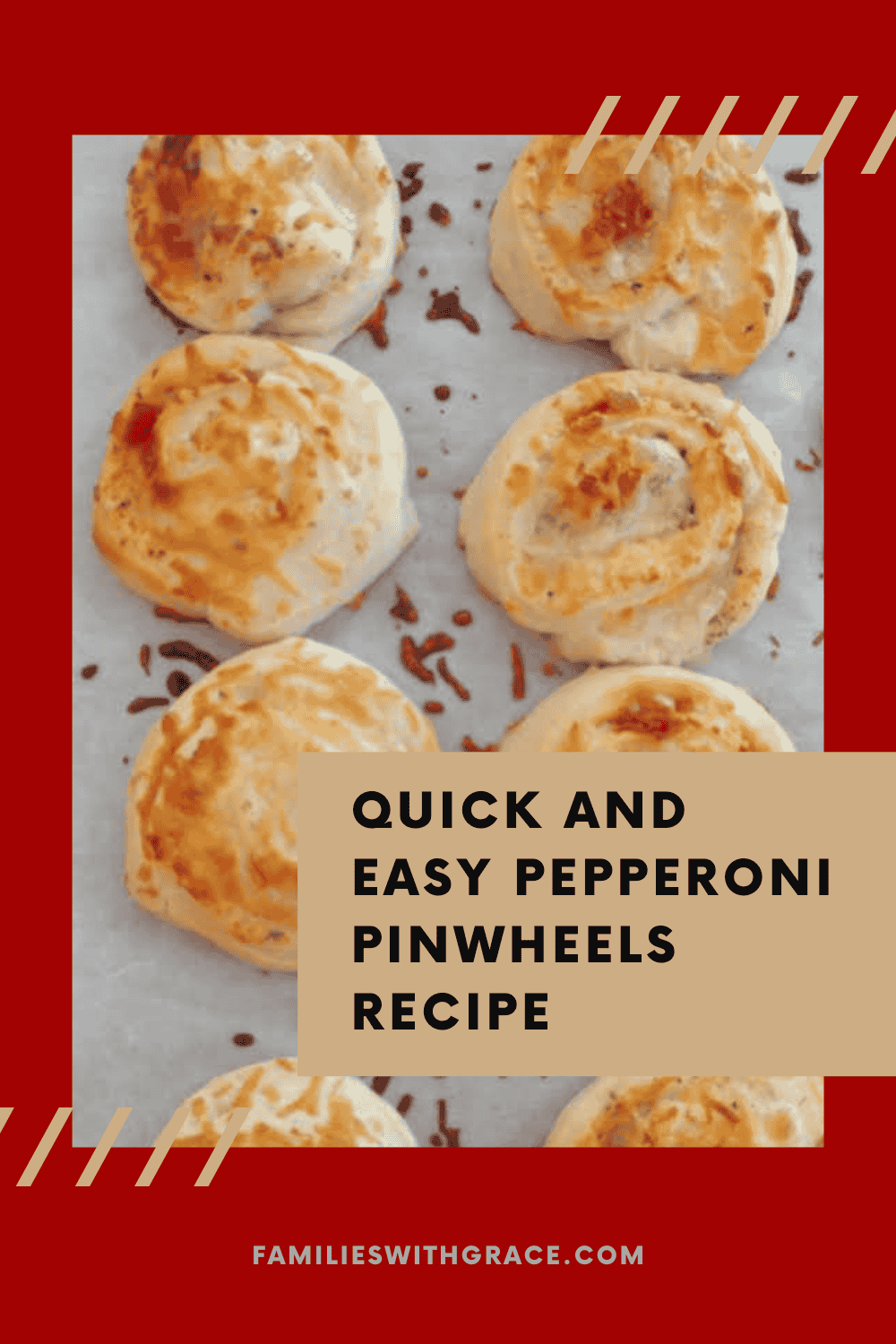 Quick & easy pepperoni pizza pinwheels recipe