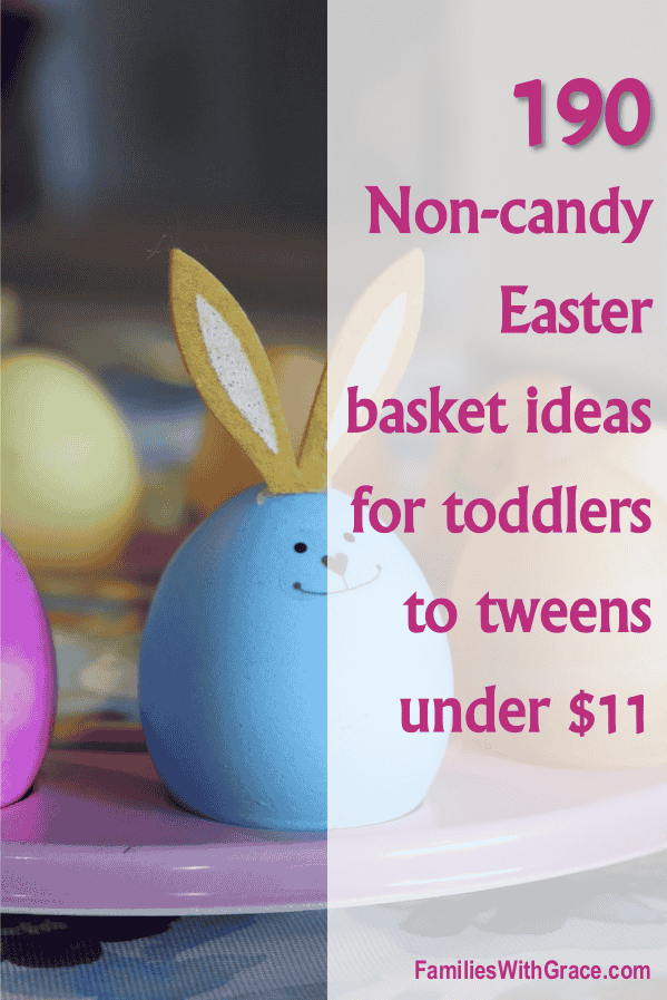 190 Non-candy Easter basket ideas