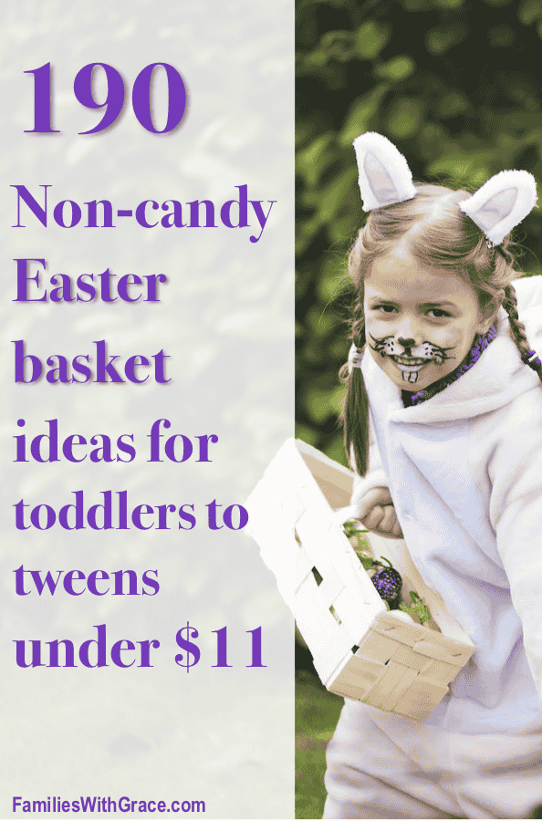 190 Non-candy Easter basket ideas
