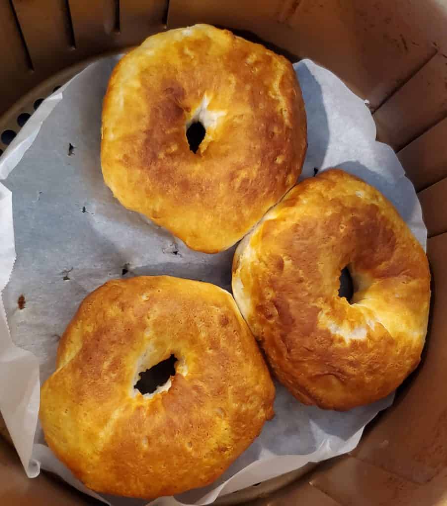 Air fry doughnuts all finished