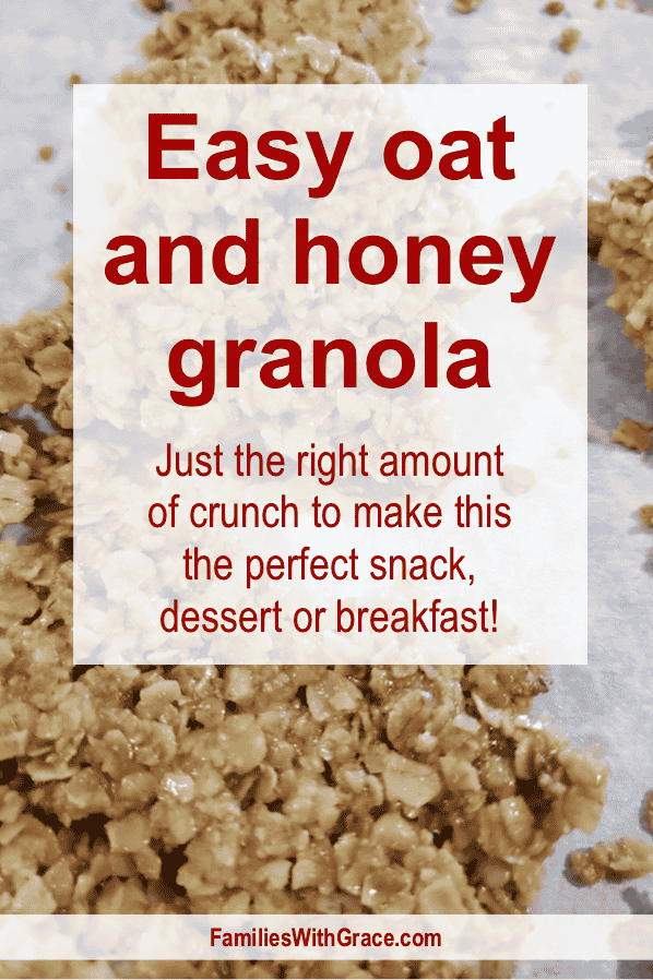 Easy oat and honey granola recipe