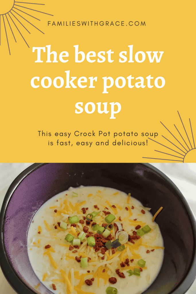 Christmas recipes: slow cooker potato soup made with hash browns