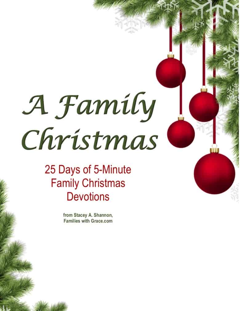 A family Christmas devotion book - Families With Grace