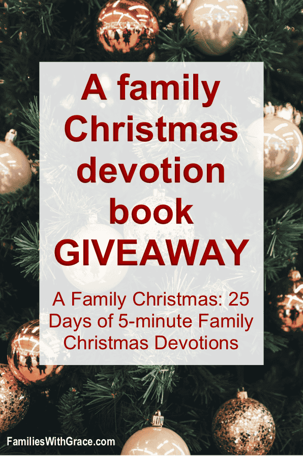 A family Christmas devotion book GIVEAWAY