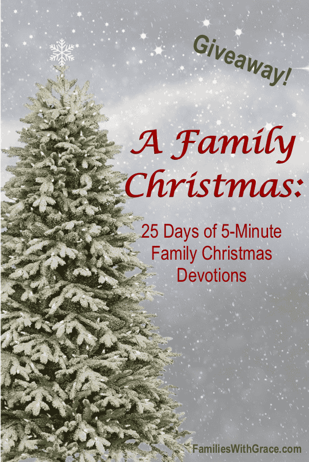 A family Christmas devotion book GIVEAWAY