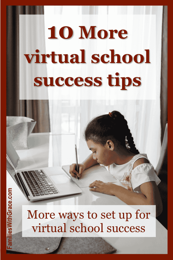 10 More virtual school success tips