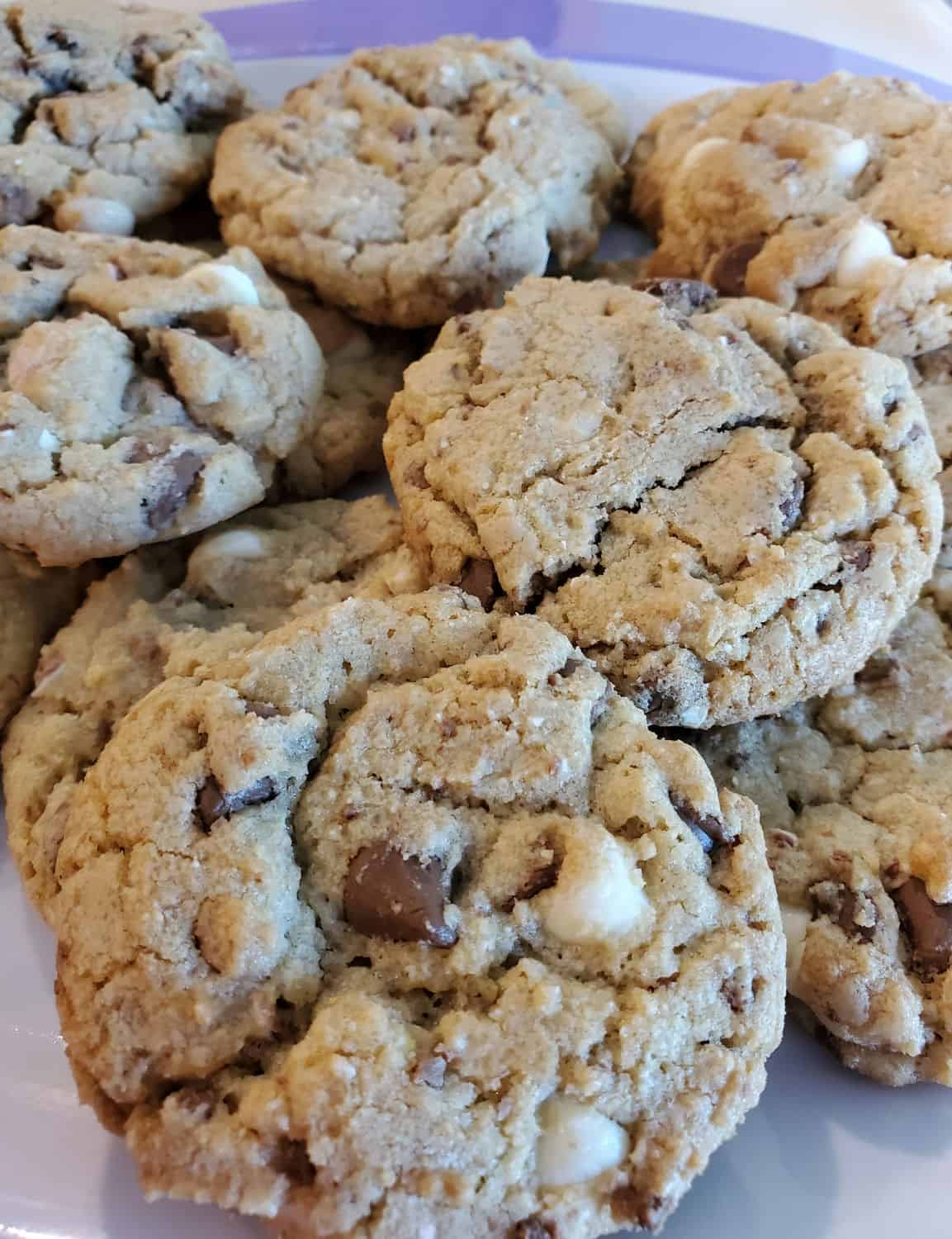 White and milk chocolate chip cookie recipe Families With Grace