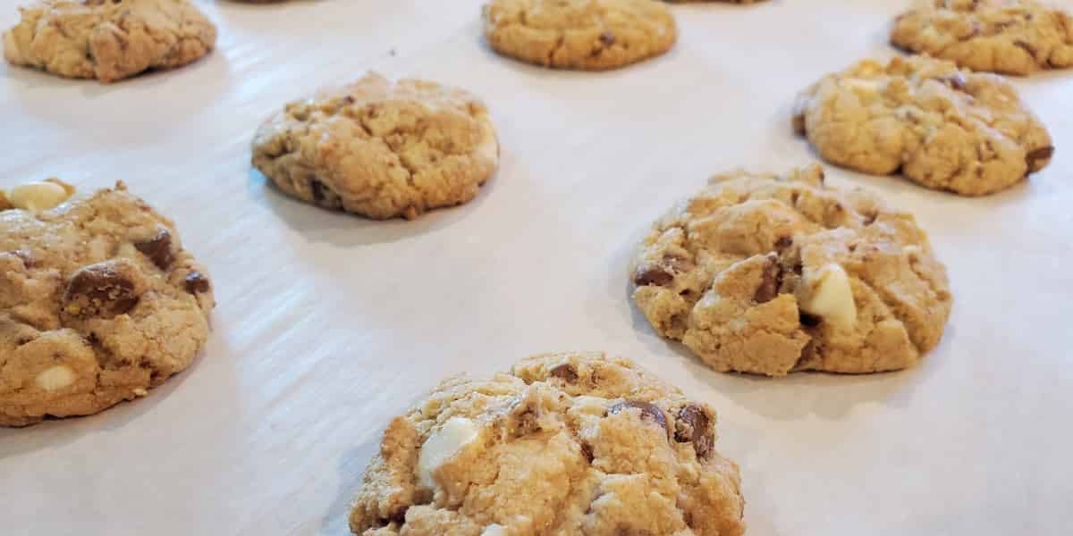 White and milk chocolate chip cookie recipe