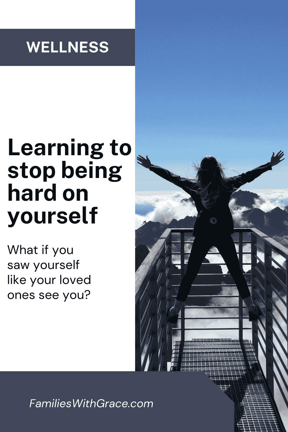 Learning to stop being hard on yourself
