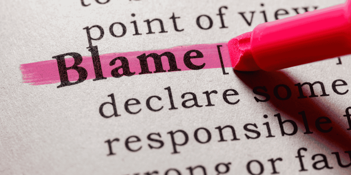 Real marriage advice: Stop casting blame