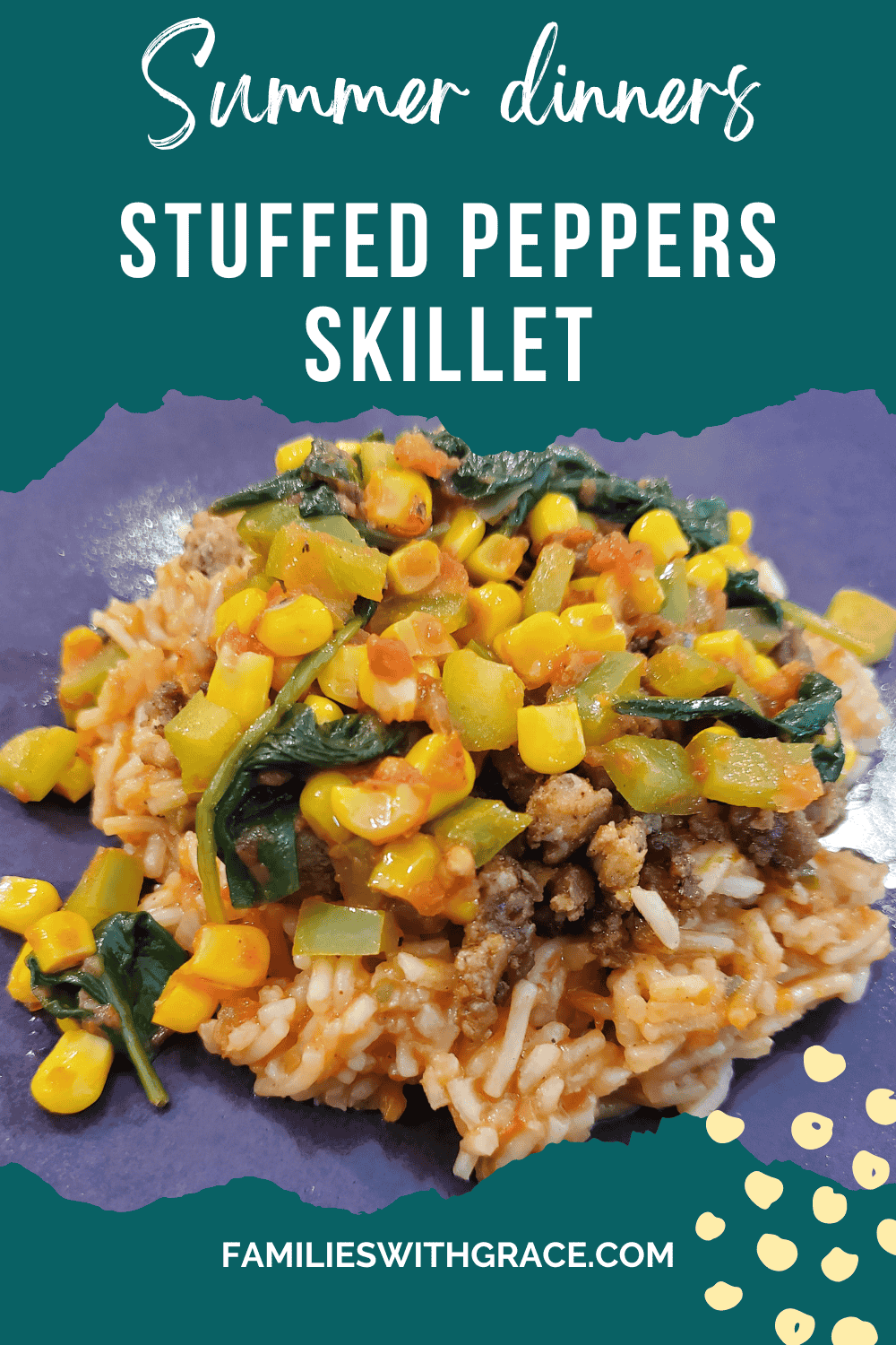 Stuffed peppers skillet recipe