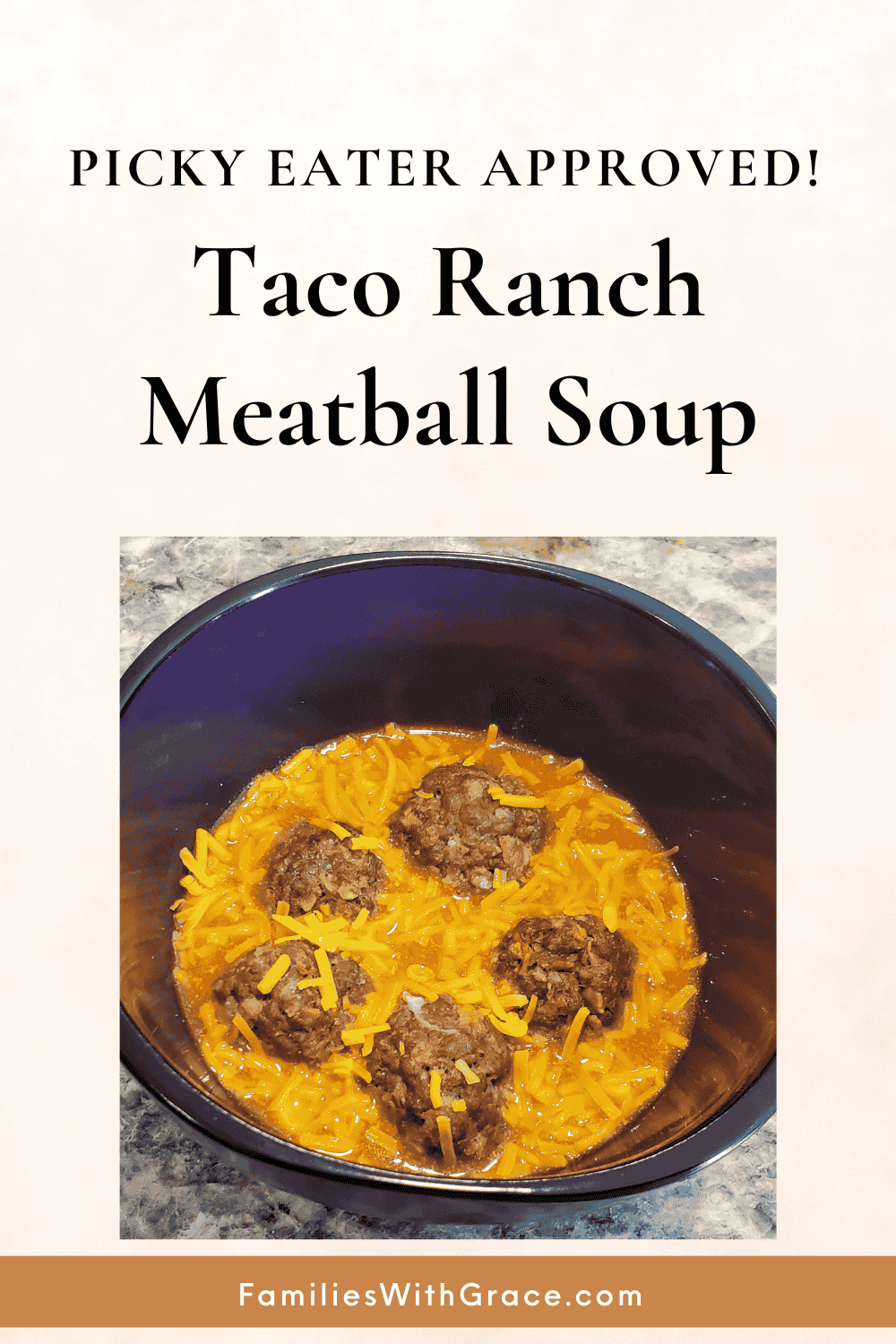 Taco ranch meatball soup