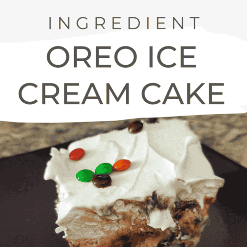 Oreo Ice cream cake recipe