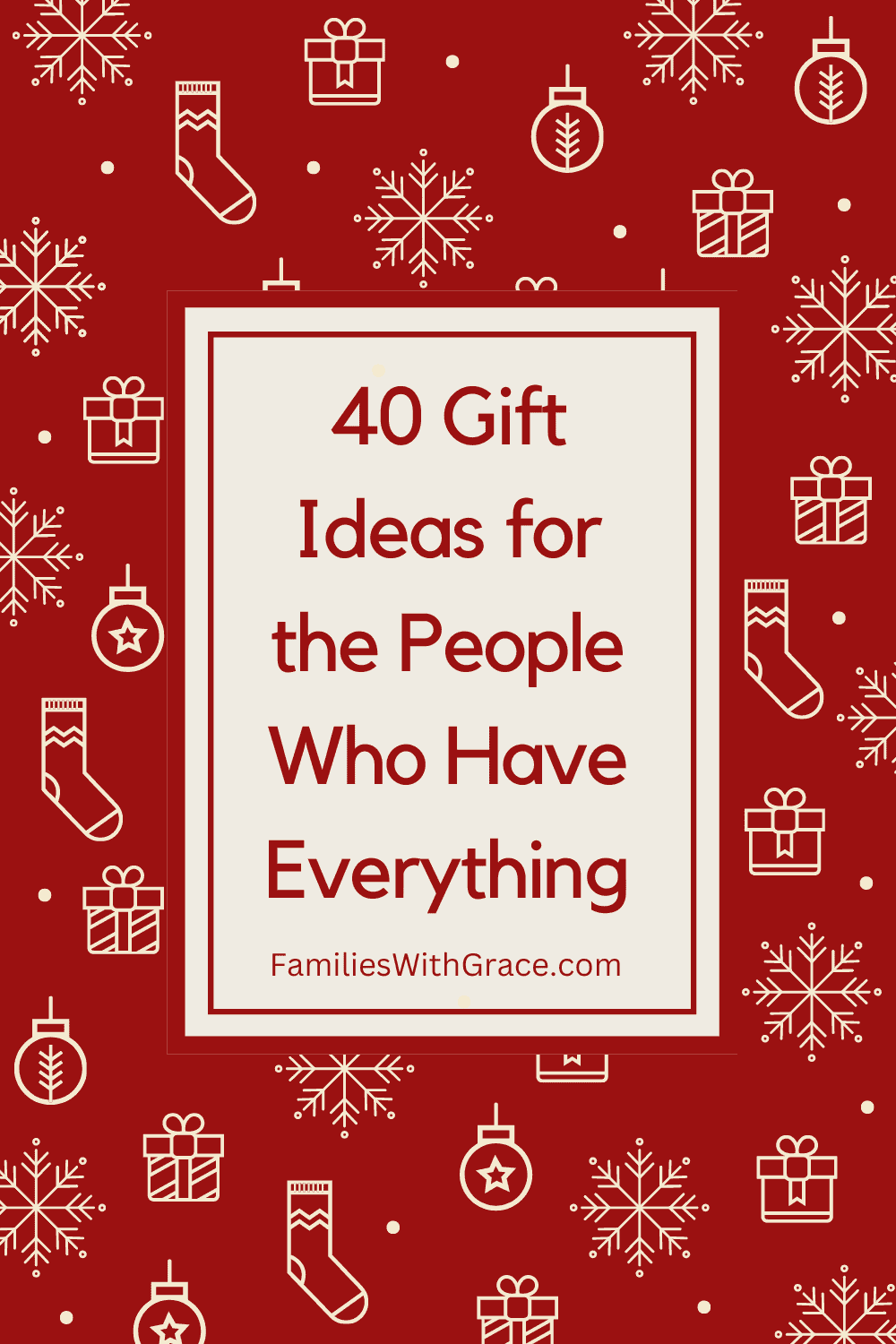 Christmas gift ideas for people who are hard to shop for