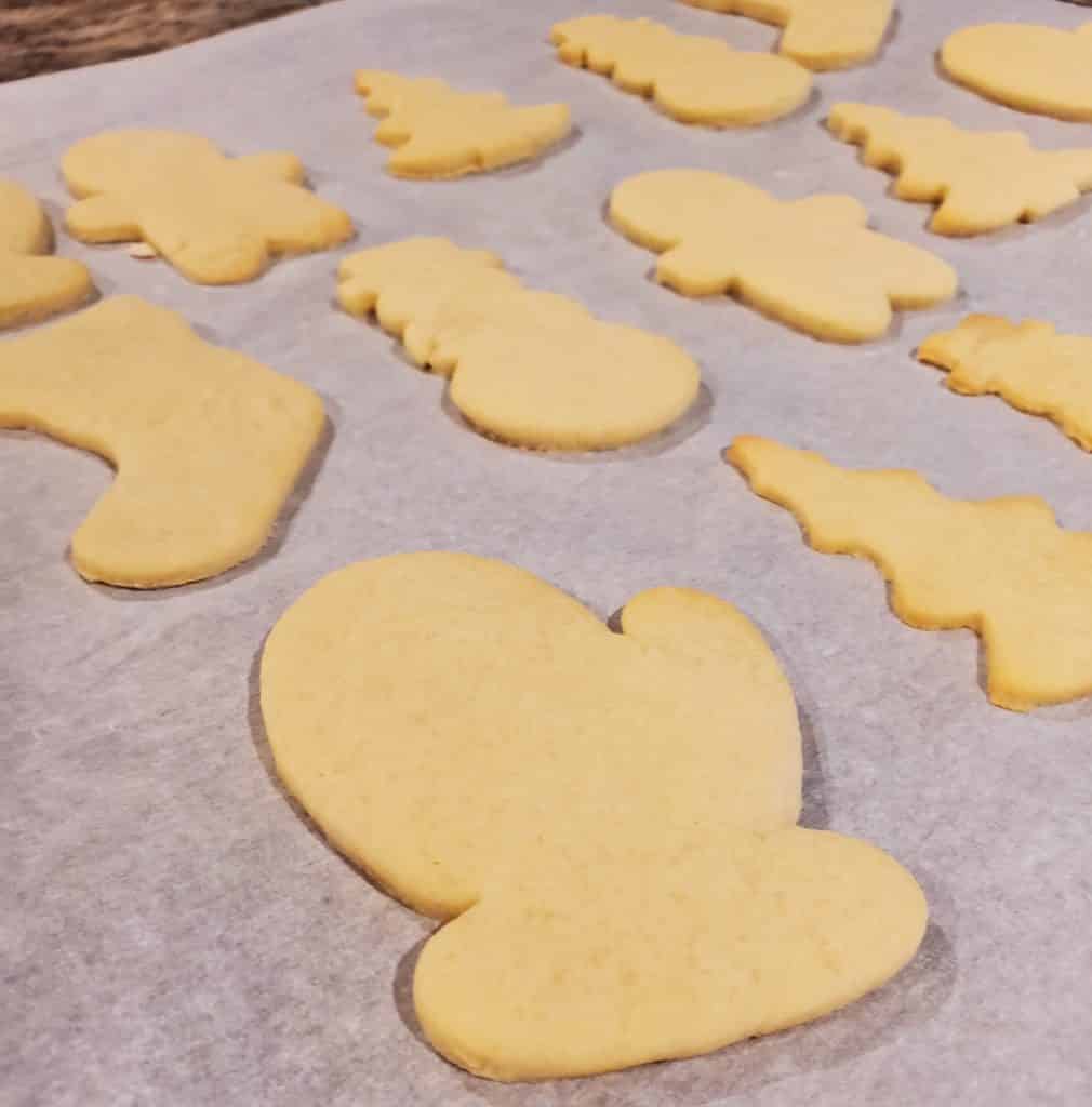 Fresh from the oven cutout sugar cookies