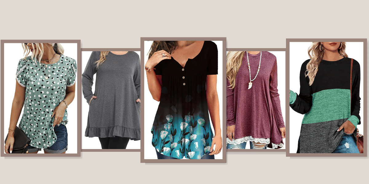 The best tunic tops for moms under $30