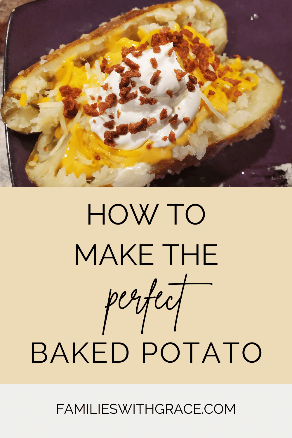 The best microwave baked potato recipe