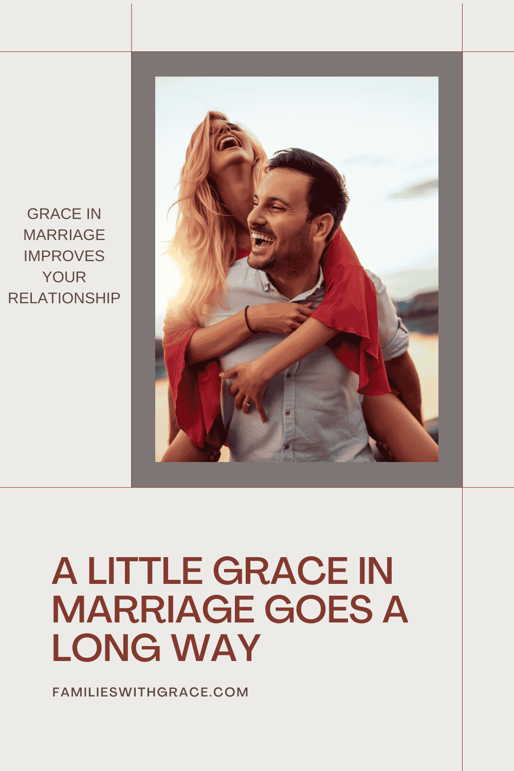 A little grace in marriage goes a long way to avoid conflict