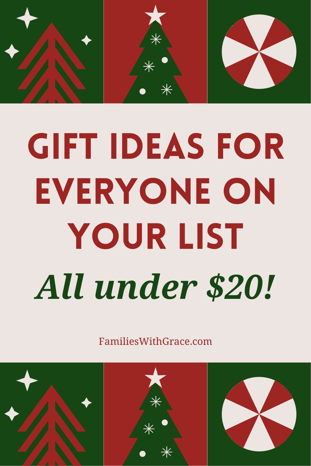 Christmas gift ideas under $20 for everyone on your list