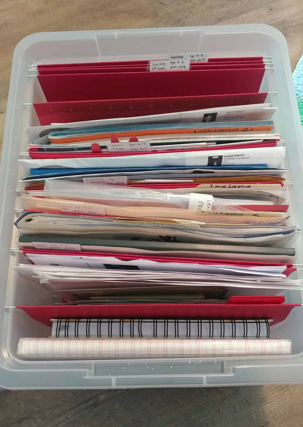 How to organize your kids' school work - Families With Grace