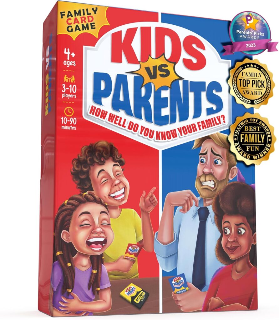 Fun Christmas gift ideas: Kids Versus Parents game