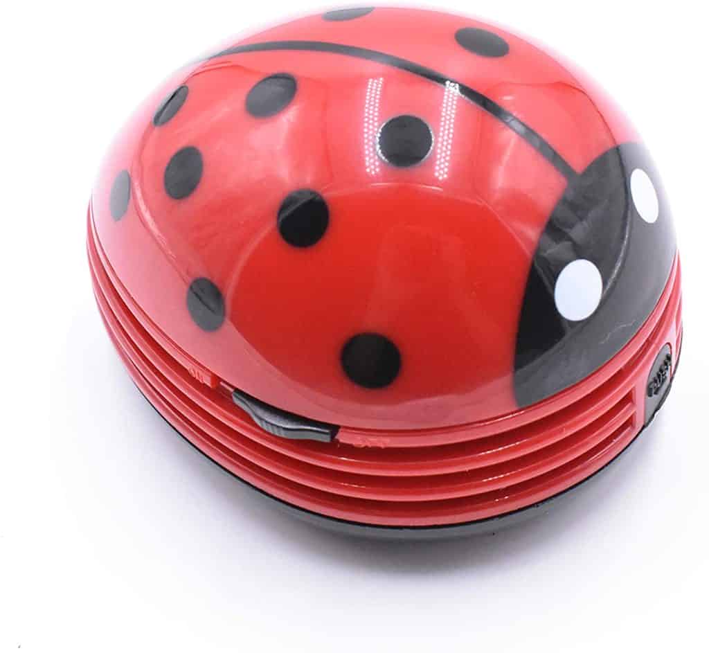 Unique Christmas gift ideas: Ladybug mini tabletop vacuum