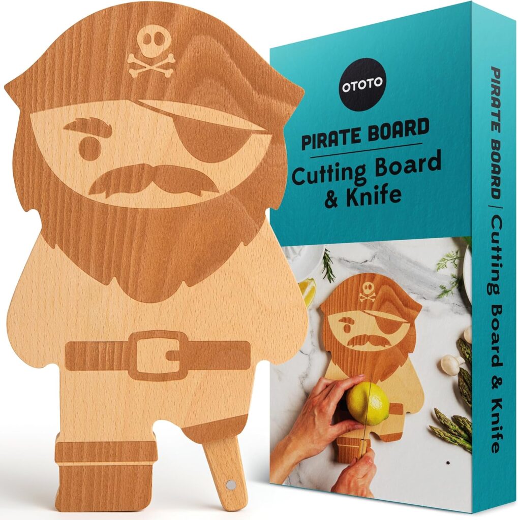 Fun Christmas gift ideas: Pirate cutting board