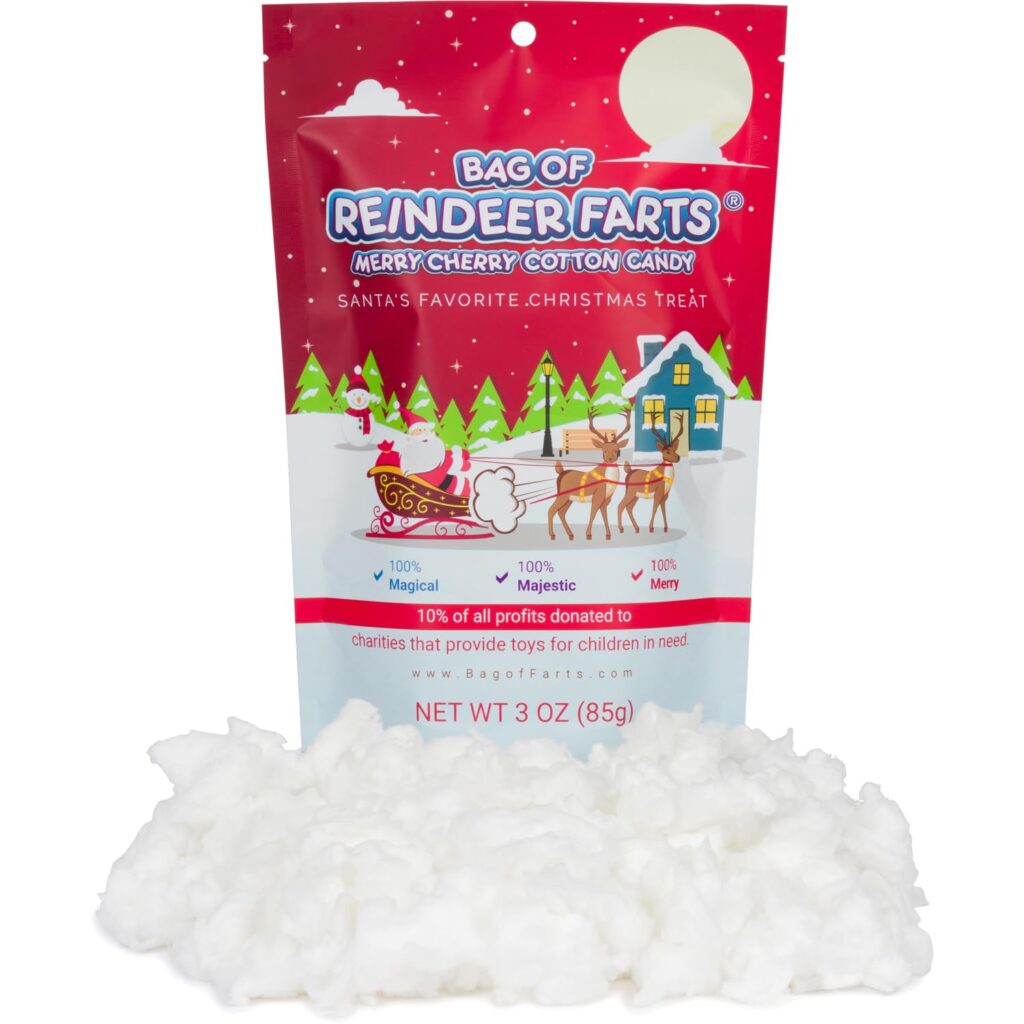 Fun Christmas gift ideas: Bag of reindeer farts