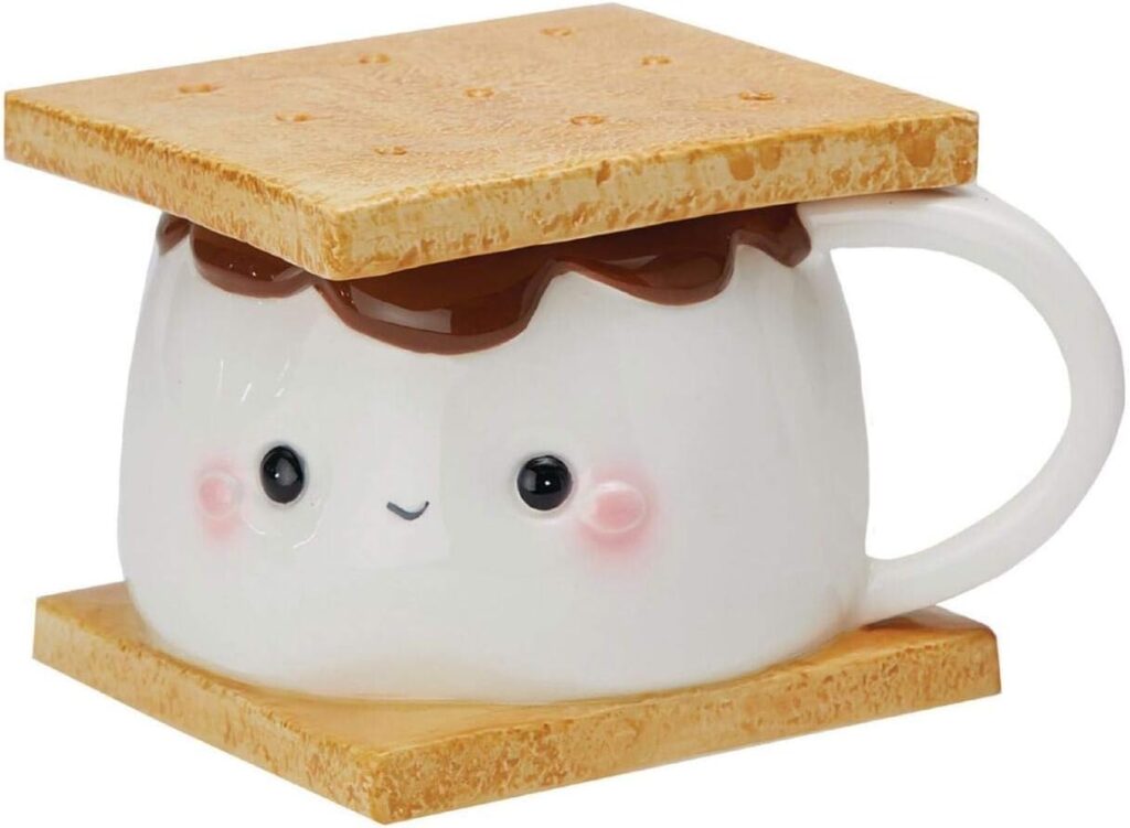 Fun Christmas gift ideas: Smore coffee cup with lid