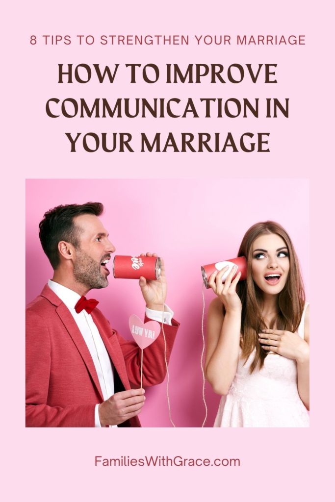 How to improve communication in your marriage Pinterest image 1