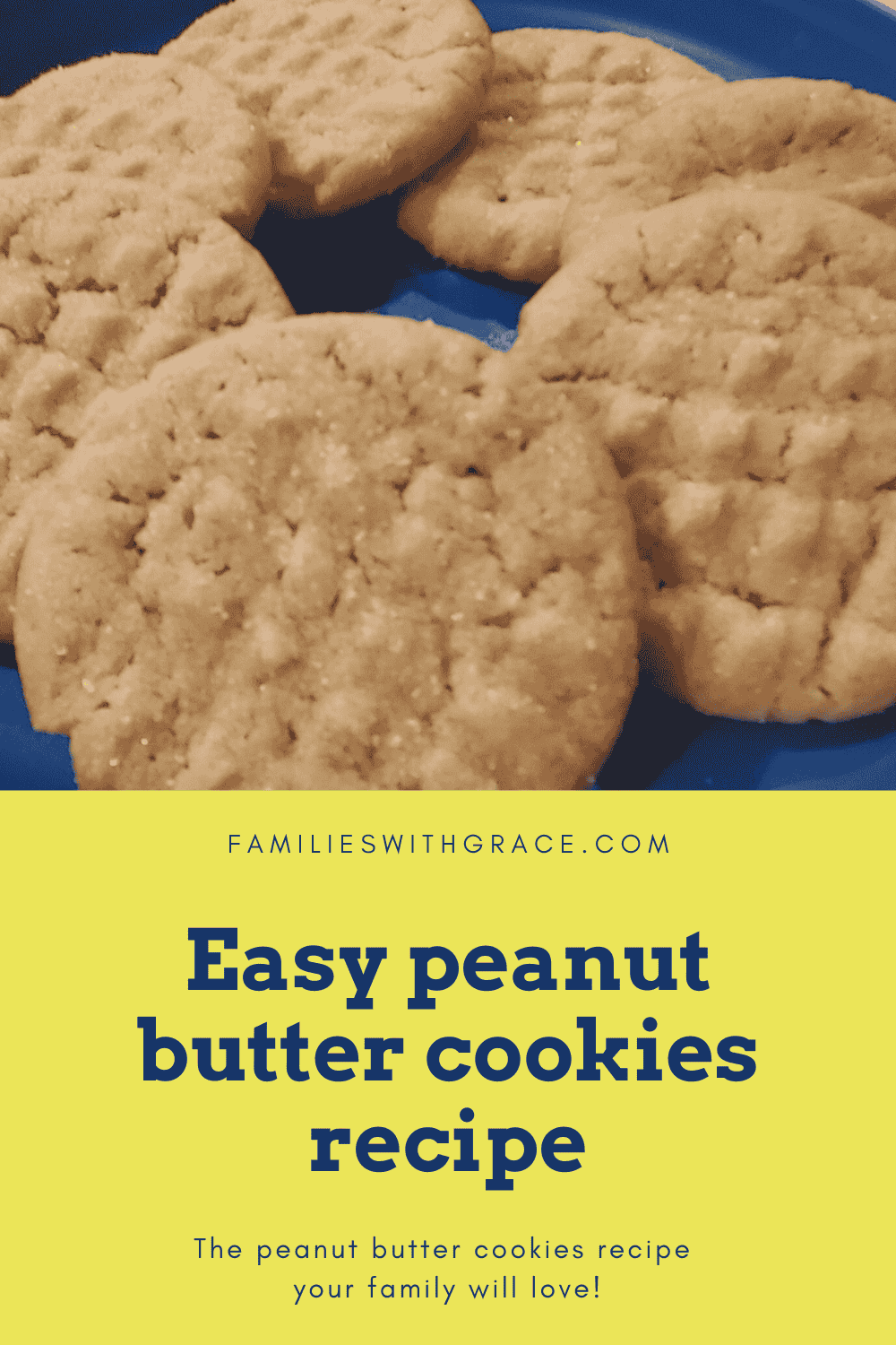 Easy peanut butter cookies recipe