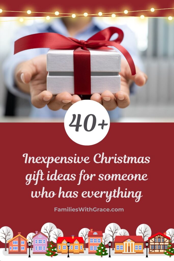 Inexpensive gifts for someone who has everything Pinterest image 8