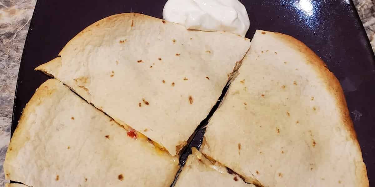 Easy baked quesadilla recipe