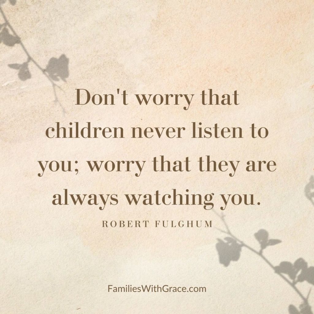 Parenting quote from Robert Fulghum