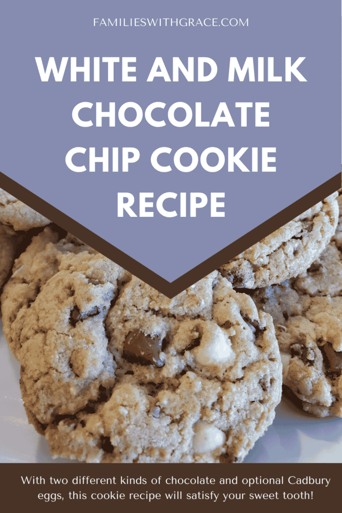 Christmas recipes: white and milk chocolate chip cookies