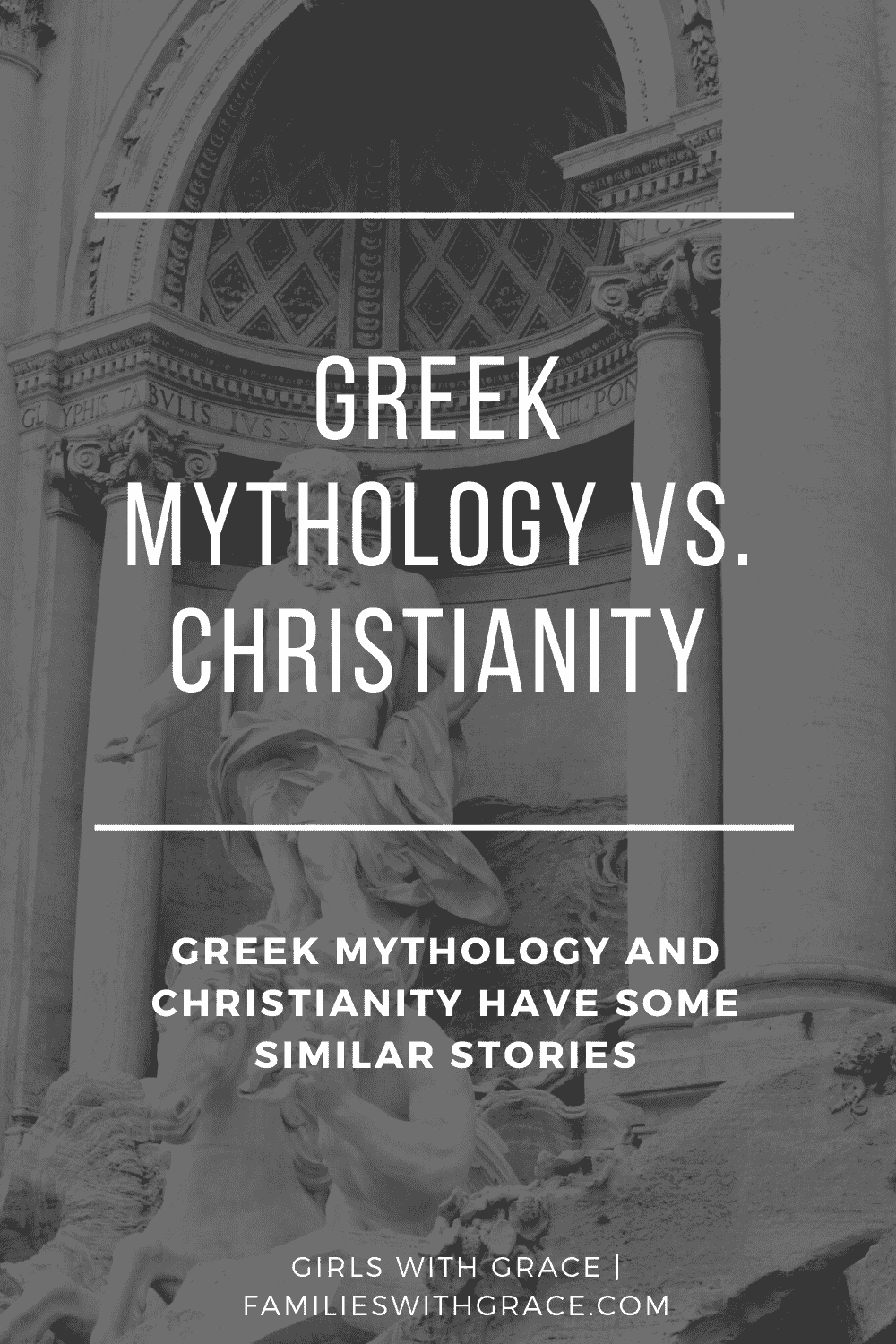 Greek mythology versus Christianity