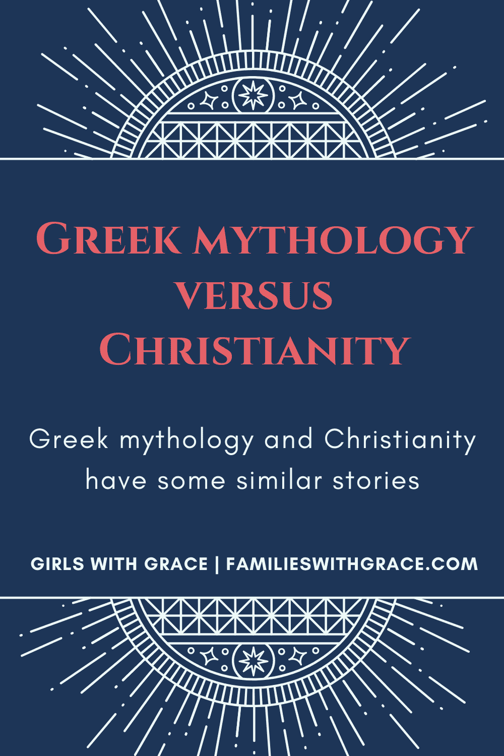 Greek mythology versus Christianity