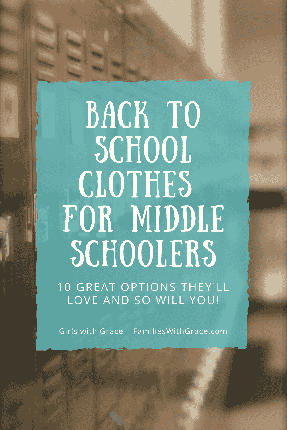 Back to school clothes for middle schoolers