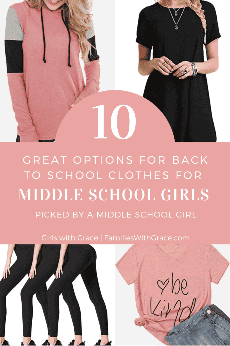 clothing for middle schoolers