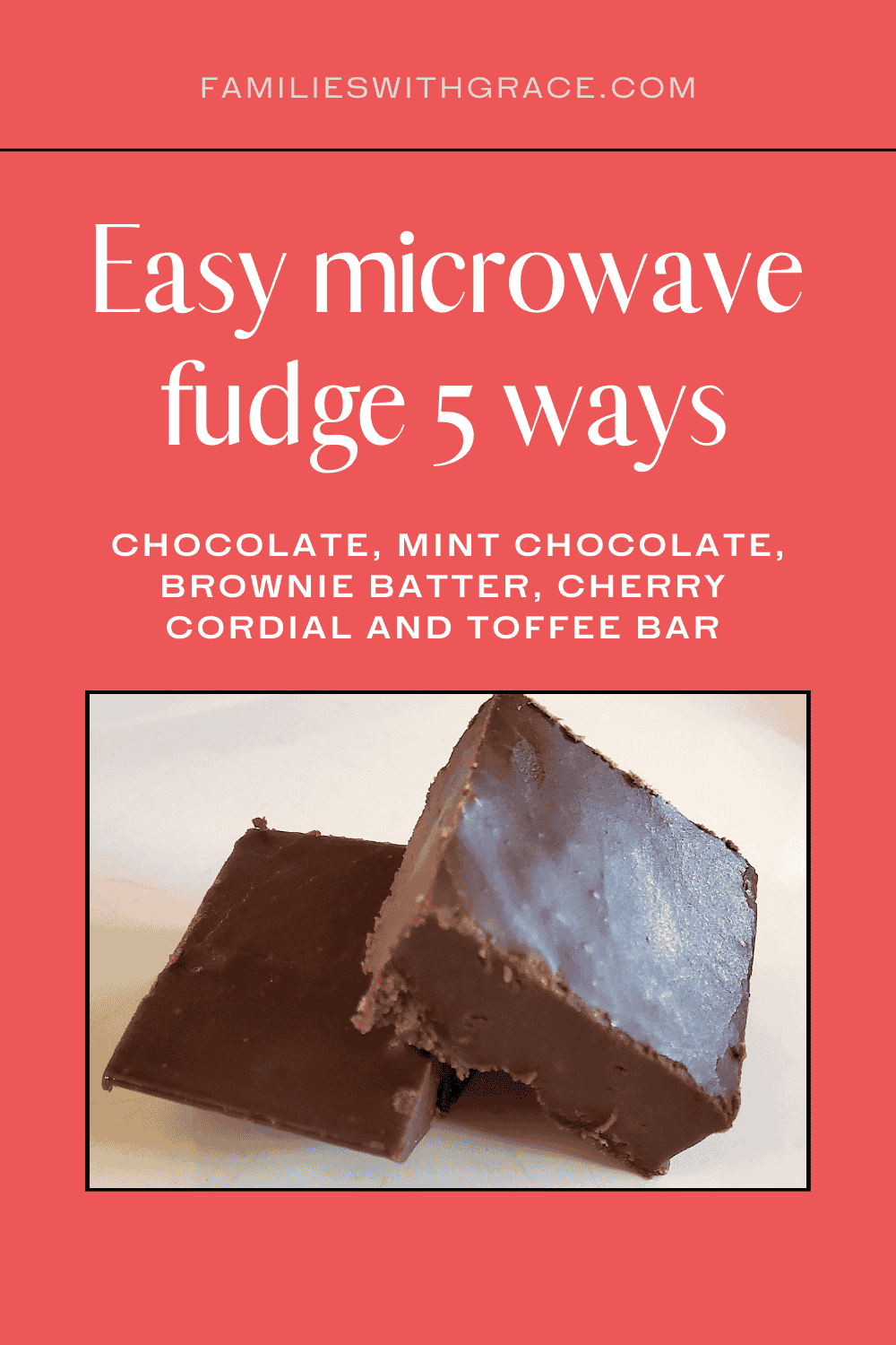 Easy microwave fudge recipe made five ways