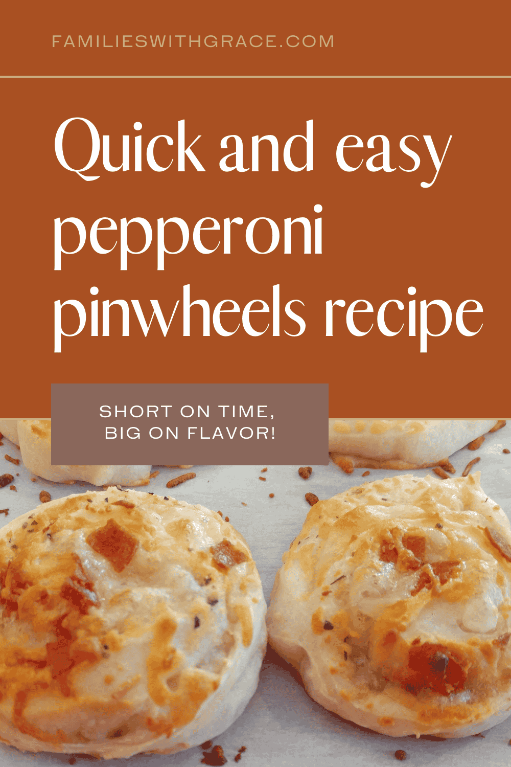 Quick & easy pepperoni pizza pinwheels recipe