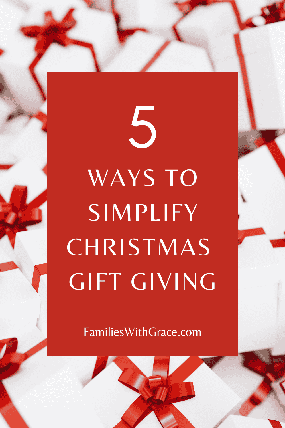 How to simplify Christmas gift giving