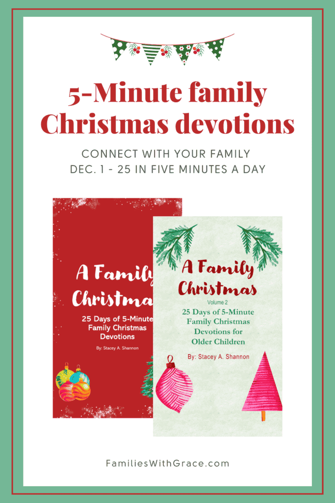 "A Family CHristmas" devotion books are a great way to keep Christ in Christmas.