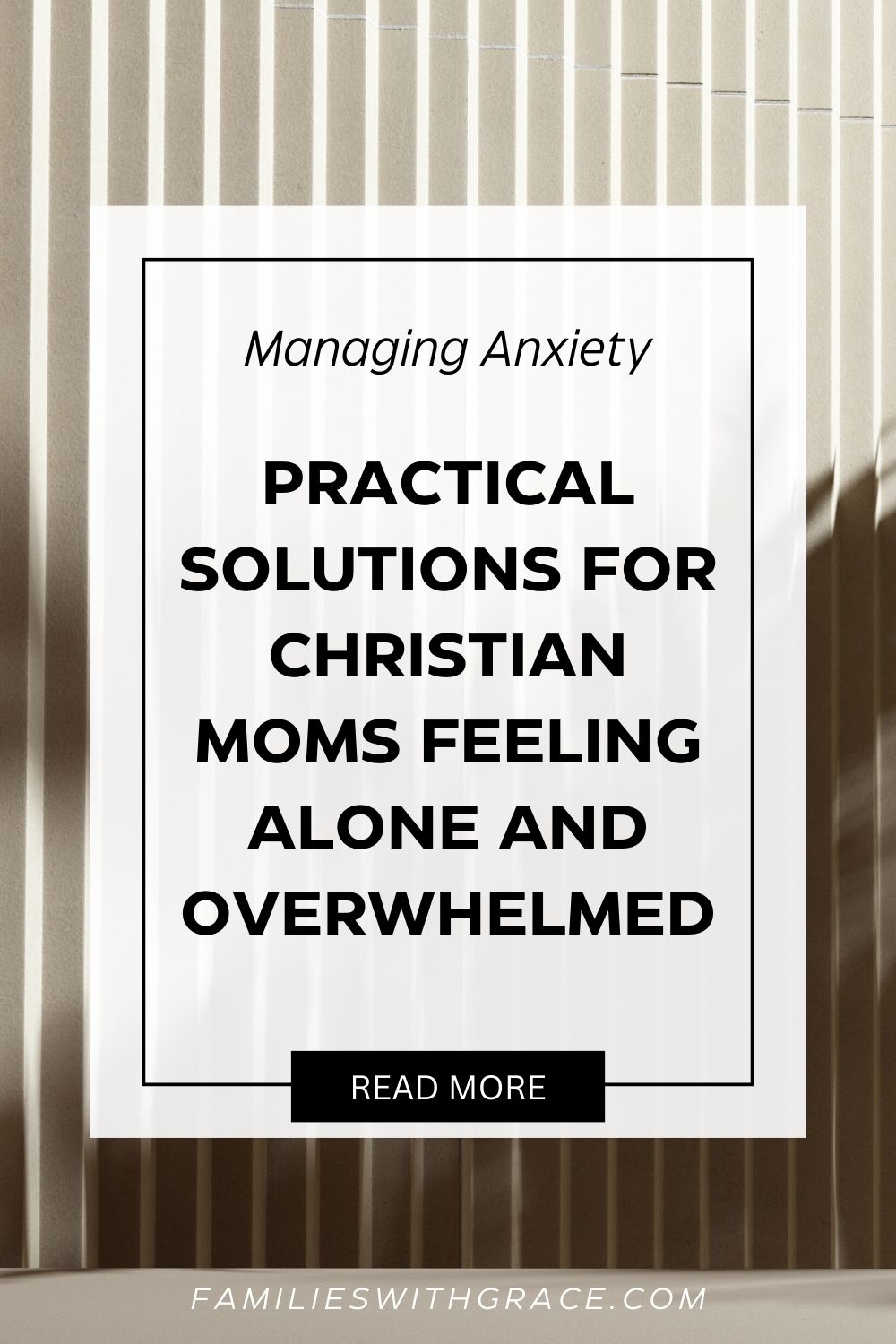 How to deal with anxiety as a Christian