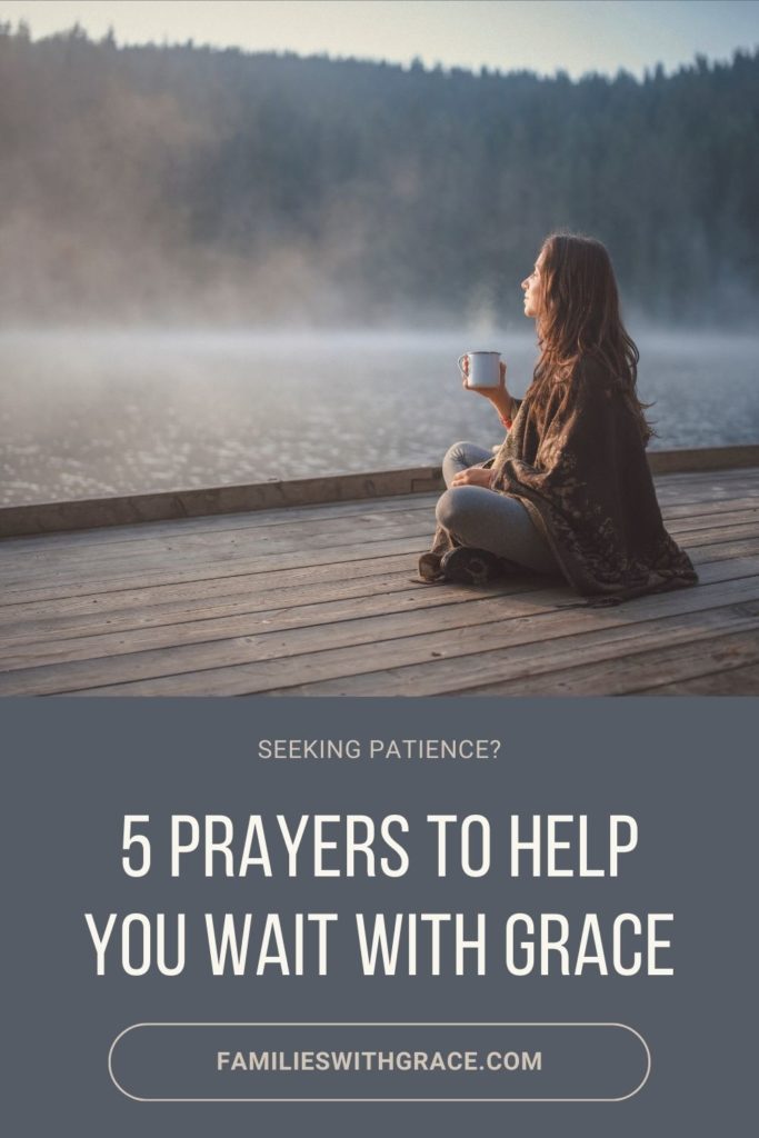 Prayer for patience while waiting Pinterest image 4