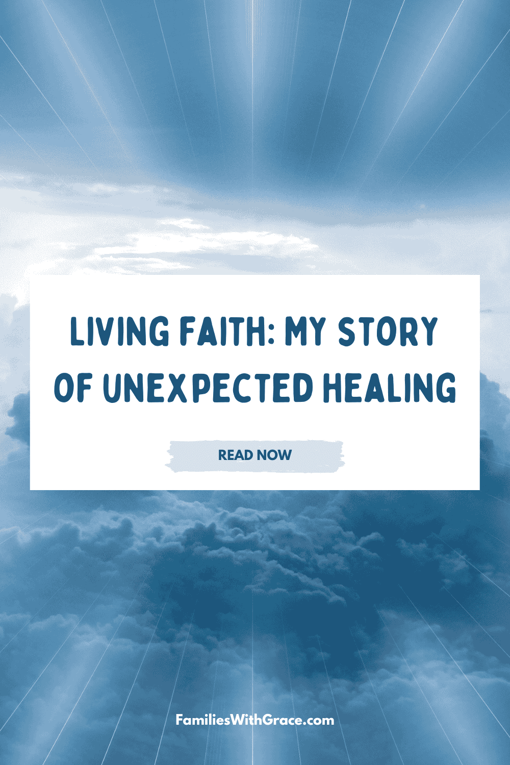 Living faith: My story of healing