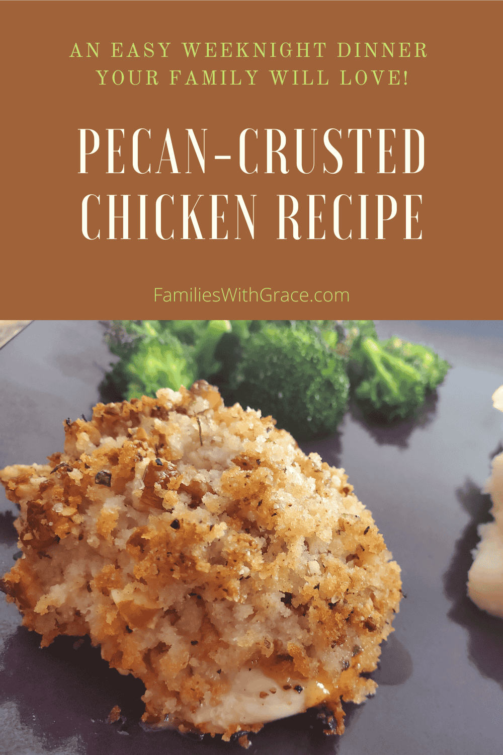 Pecan-crusted chicken recipe