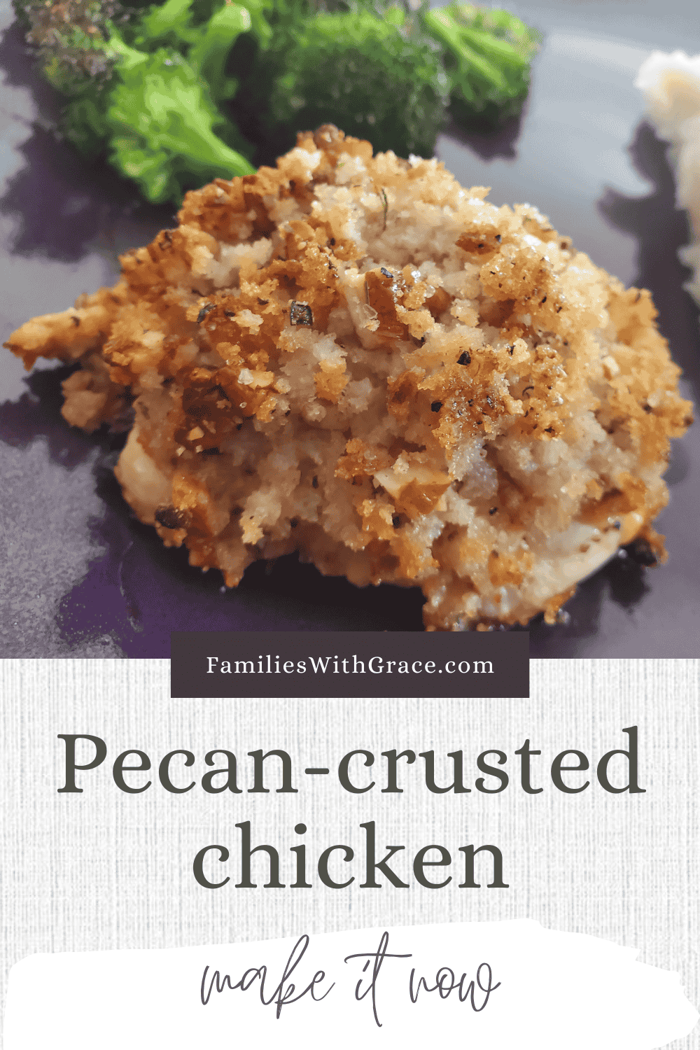 Pecan-crusted chicken recipe